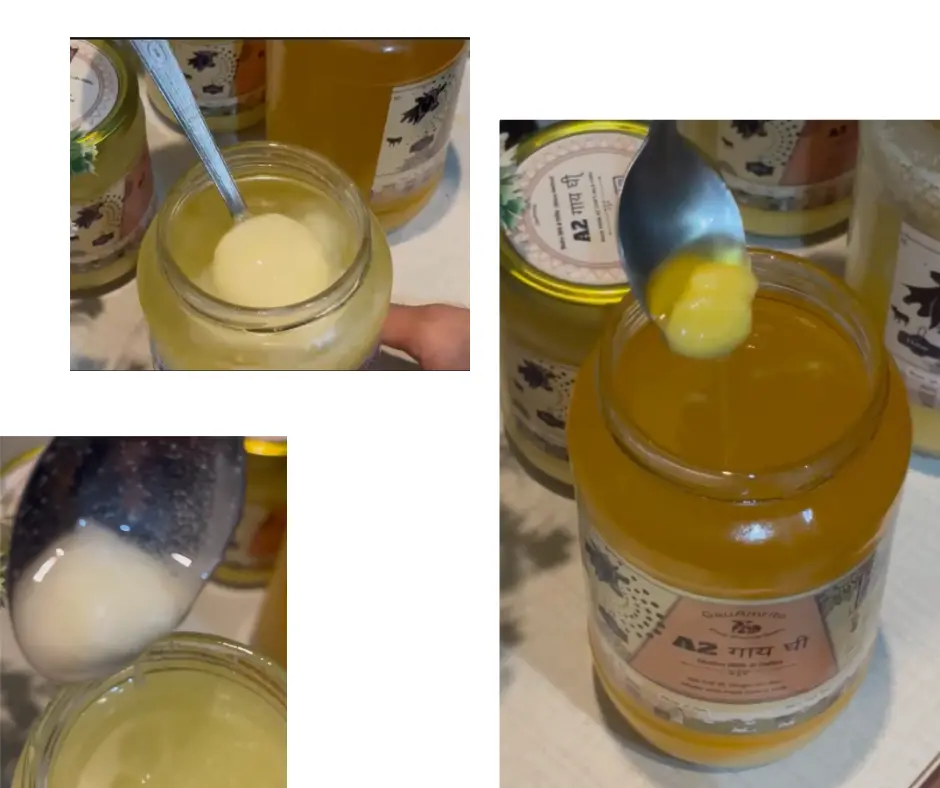 Ghee served with fresh rotis and home-cooked food