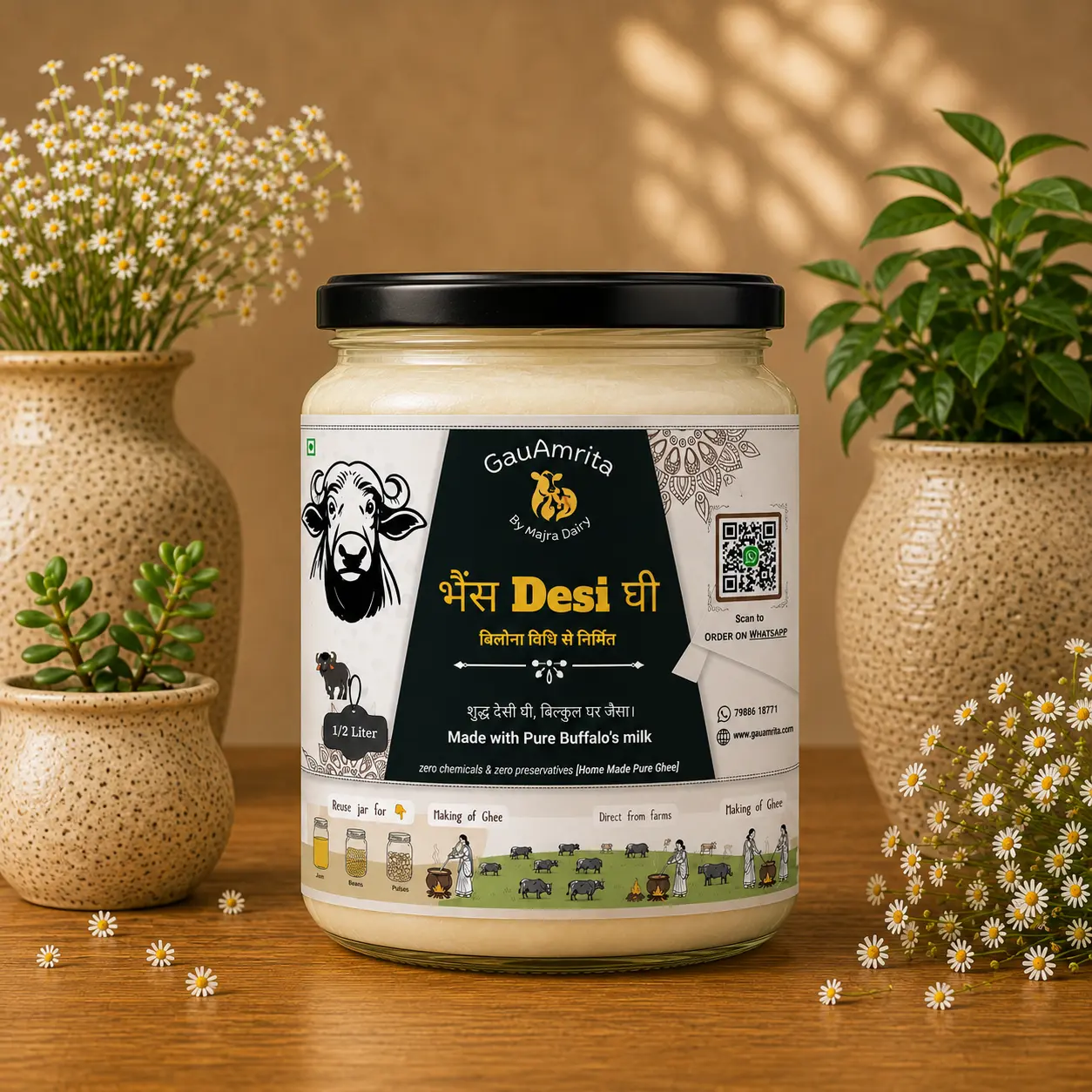 Buffalo Ghee — 500gm