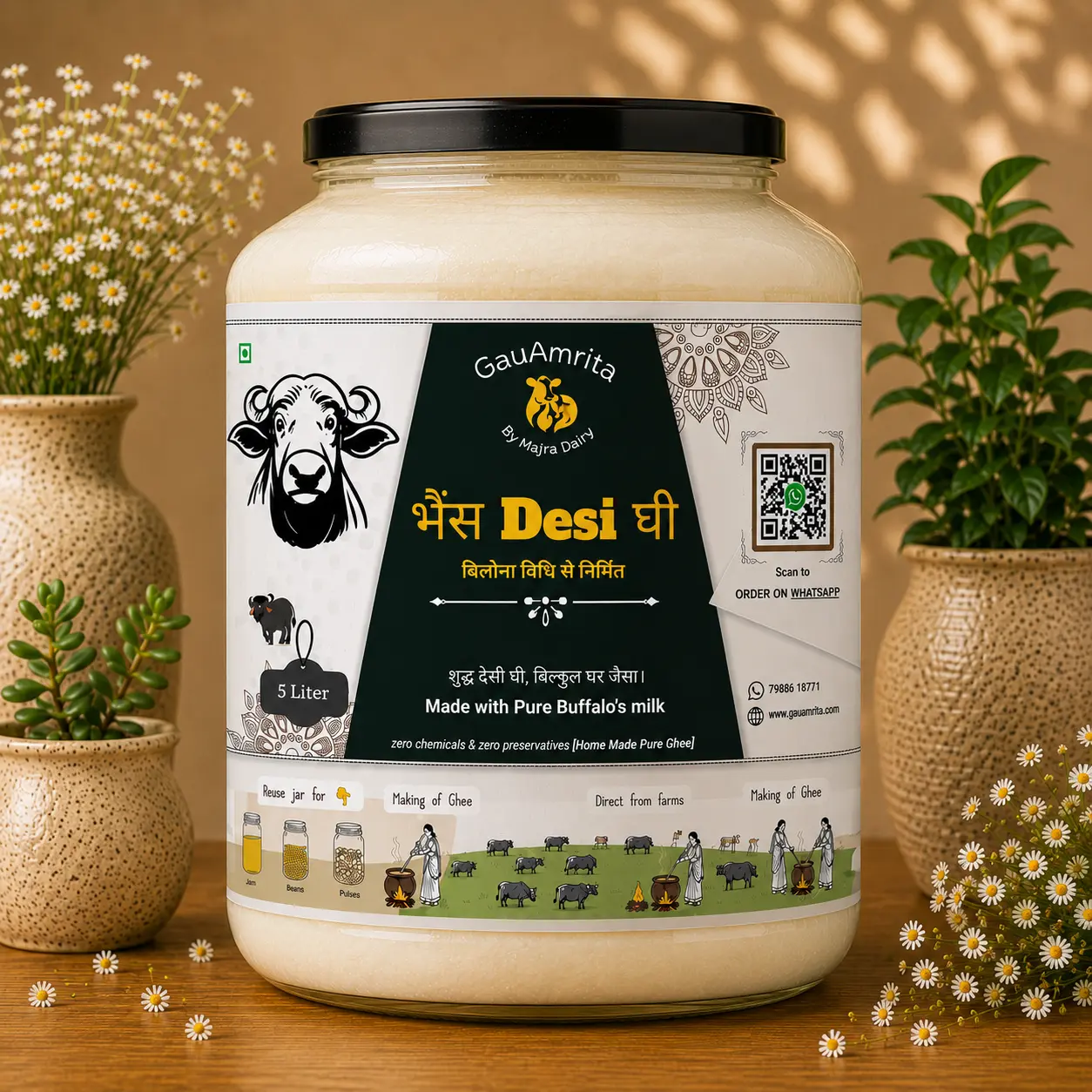 Buffalo Ghee — 5kg