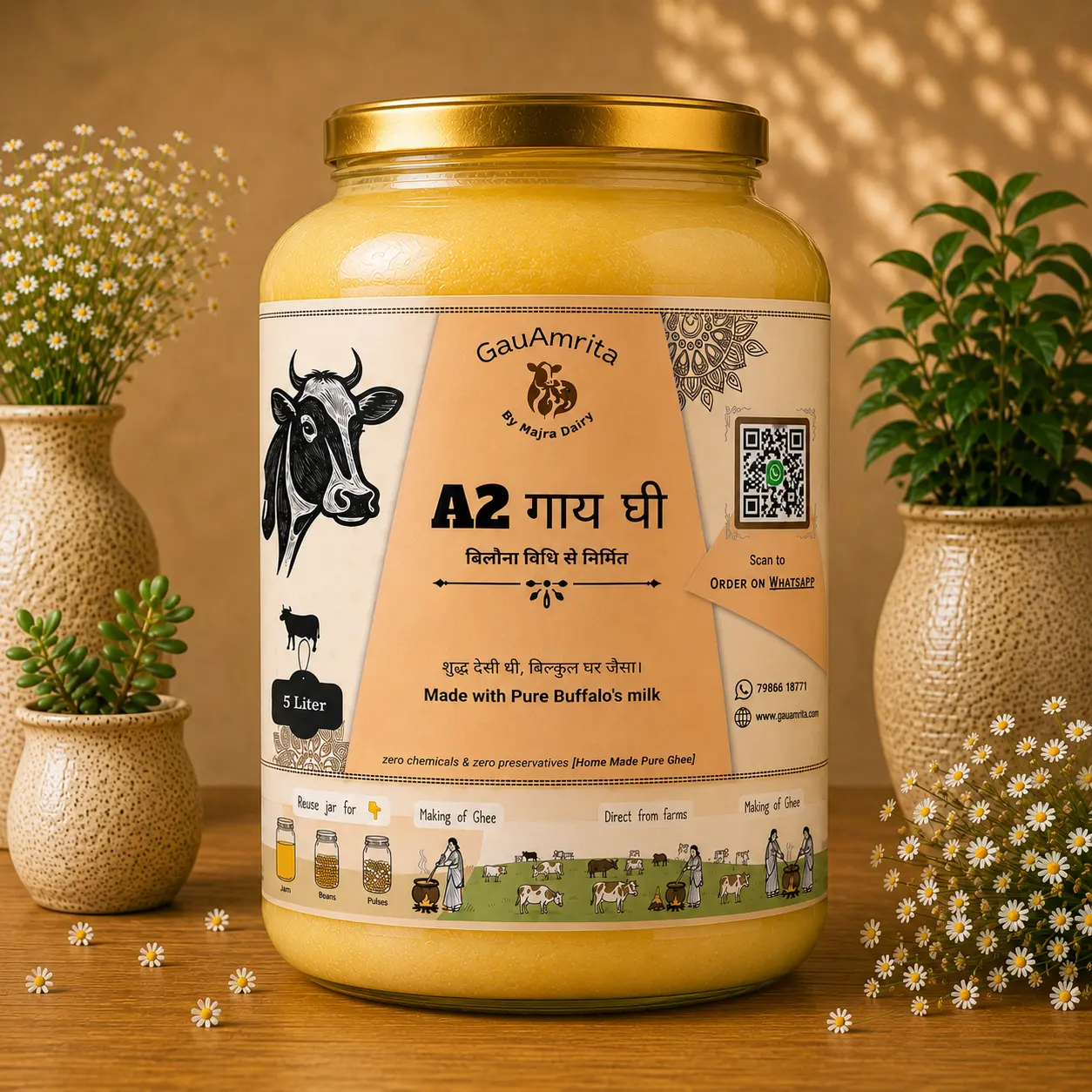 A2 Cow Ghee — 5kg