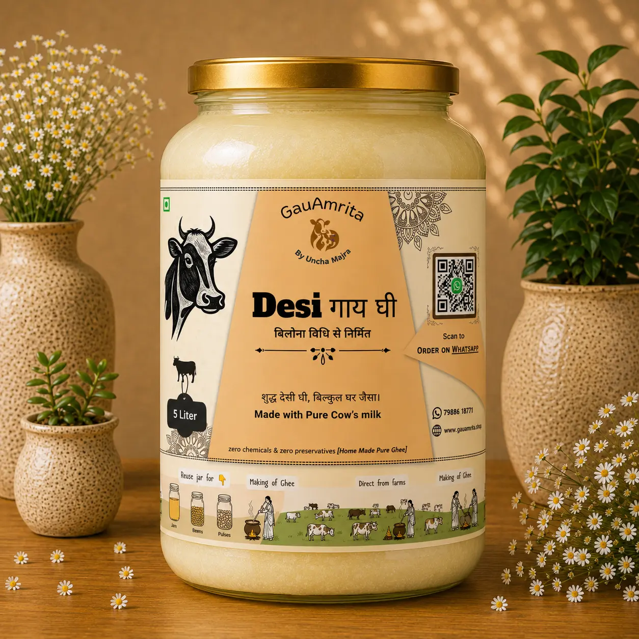 Cow Ghee — 5kg